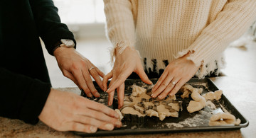 Gemeinsam Plätzchen backen