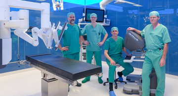 Der OP-Roboter wird fachübergreifend von den Fachabteilungen Urologie, Allgemeinchirurgie, Gynäkologie und Thoraxchirurgie genutzt (AGAPLESION FRANKFURTER DIAKONIE KLINIKEN)