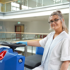 Jana Gerwik, Reinigungskraft AGAPLESION REINIGUNG