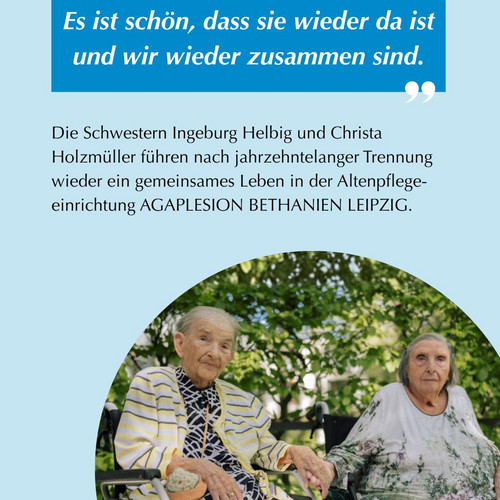 Wie viel Zeit kann zwischen zwei Schwestern liegen – und trotzdem nie ihre Verbundenheit trennen? 💭

Ingeburg Helbig und...