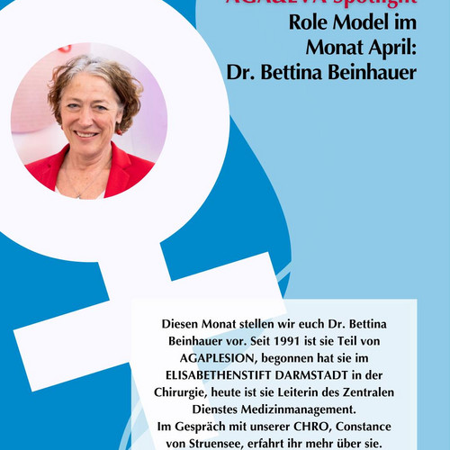 Wir werfen wieder das Scheinwerferlicht an! 💡

Im neuen AGA&EVA Spotlight-Interview stellen wir euch Dr. Bettina...