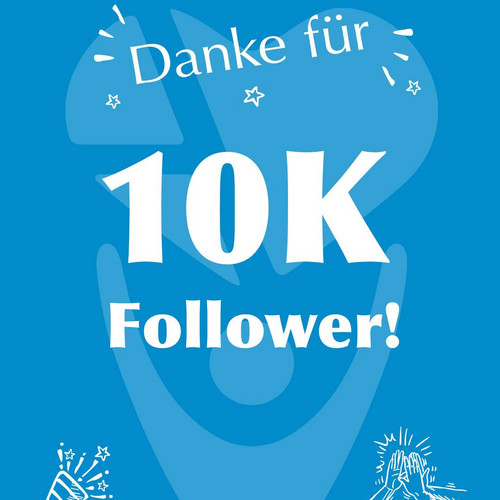 🎉 Wir haben die 10.000 Follower geknackt!

Heute möchten wir einfach mal DANKE sagen.

10.000 Menschen folgen inzwischen...