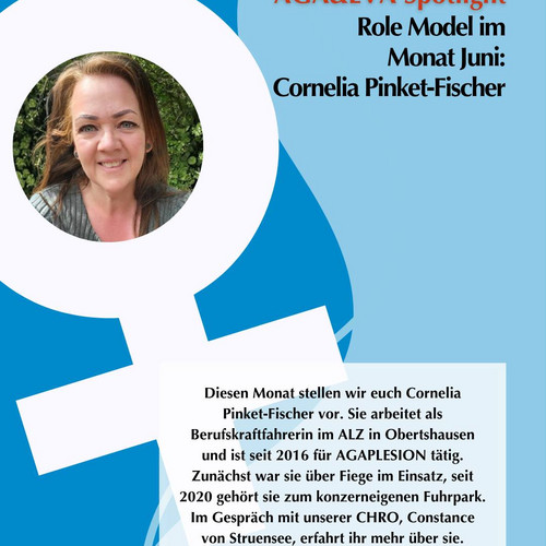 Wir werfen wieder das Scheinwerferlicht an! 💡

Im neuen AGA&EVA Spotlight-Interview stellen wir euch Cornelia...