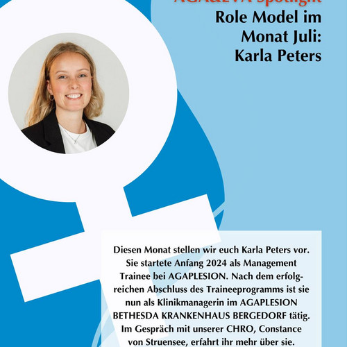 Wir werfen wieder das Scheinwerferlicht an! 💡
Im neuen AGA&EVA Spotlight-Interview stellen wir euch Karla Peters...