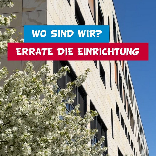 Wir waren außerhalb der Zentrale in einer unserer Einrichtungen unterwegs. Könnt ihr erraten, wo? 🕵️

Schreibt es uns in...