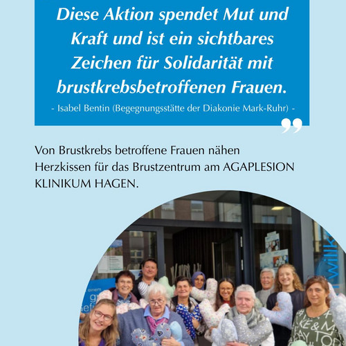 Was entsteht, wenn Frauen füreinander da sind? 💭

Im vergangenen November haben engagierte Frauen Herzkissen für das...
