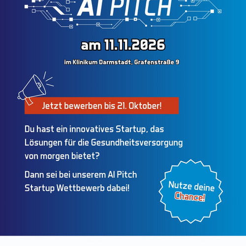 🚀 Bewerbt euch jetzt für den AGAthon AI Pitch 2026!

Mit dem AGAthon AI Pitch 2026 bringt AGAPLESION in Zusammenarbeit...